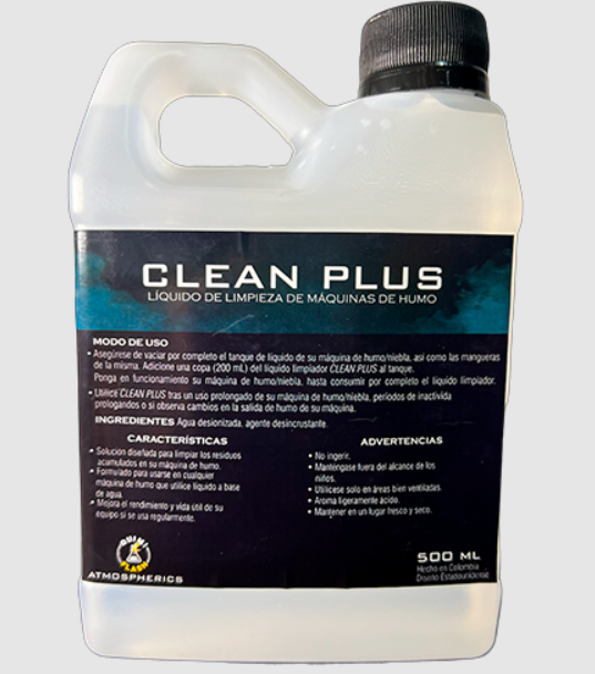 Clean Plus- Líquido de limpieza de máquinas de humo